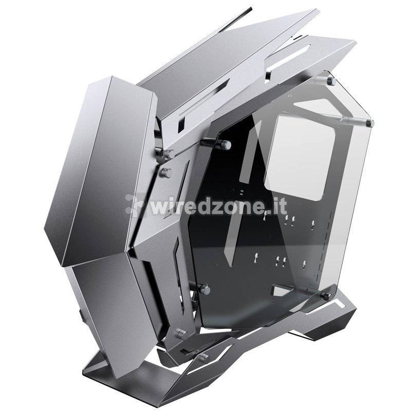 Jonsbo MOD3 Full-Tower Showcase, Tempered Glass - Grey | Wiredzone.it