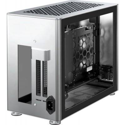 Jonsbo A4 Mini-ITX Case, Tempered Glass - Silver - 9