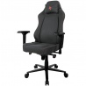 Arozzi Primo Gaming Chair, Woven Fabric - Black / Red - 3