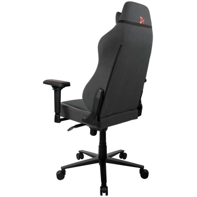 Arozzi Primo Gaming Chair, Woven Fabric - Black / Red - 5