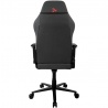 Arozzi Primo Gaming Chair, Woven Fabric - Black / Red - 6