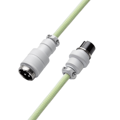 CableMod Pro Coiled Keyboard Cable USB-C To USB-A, Lime Sorbet - 150cm - 4