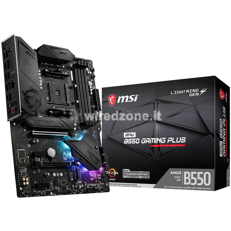 MSI MPG B550 Gaming Plus, AMD B550 Mainboard - Socket AM4 - 1