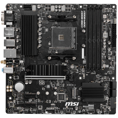 MSI B550M Pro-VDH WiFi, AMD B550 Mainboard - Socket AM4 - 3