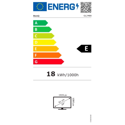 BenQ GL2480, 61 cm (24"), 75Hz, FHD, TN - VGA, HDMI - 2