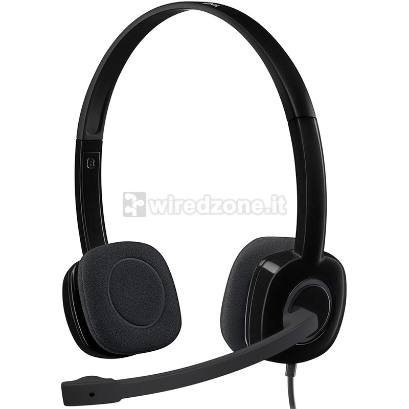 Logitech H150, Stereo Headphone with Microphone - Black - 1