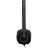 Logitech H150, Stereo Headphone with Microphone - Black - 5