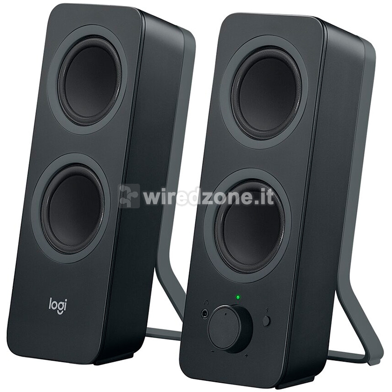 Logitech Z207, Bluetooth and Cable, Computer Speakers - Black