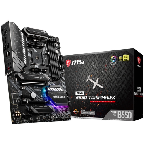 MSI MAG B550 Tomahawk DDR4, AMD B550 Mainboard AM4 - 1