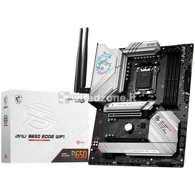 MSI MPG B650 Edge WiFi DDR5, AMD B650 Mainboard AM5 - 1