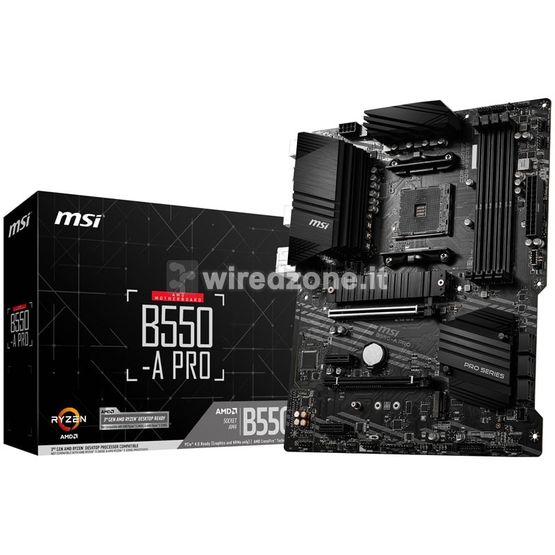 MSI B550-A Pro, AMD B550 Mainboard AM4 - 1