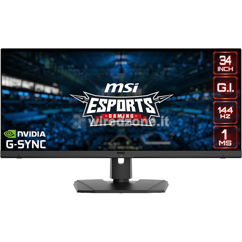 MSI Optix MPG341QR, 86,4 cm (34"), 144Hz, UQHD, IPS - DP, HDMI - 1