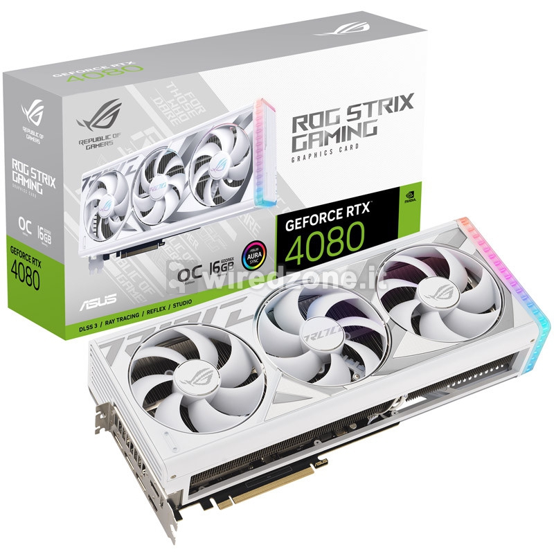 ASUS GeForce RTX 4080 ROG Strix White OC 16GB GDDR6X - 1