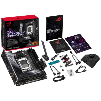 ASUS ROG Strix X670E-I Gaming WiFi, AMD X670E Mainboard AM5 - 8