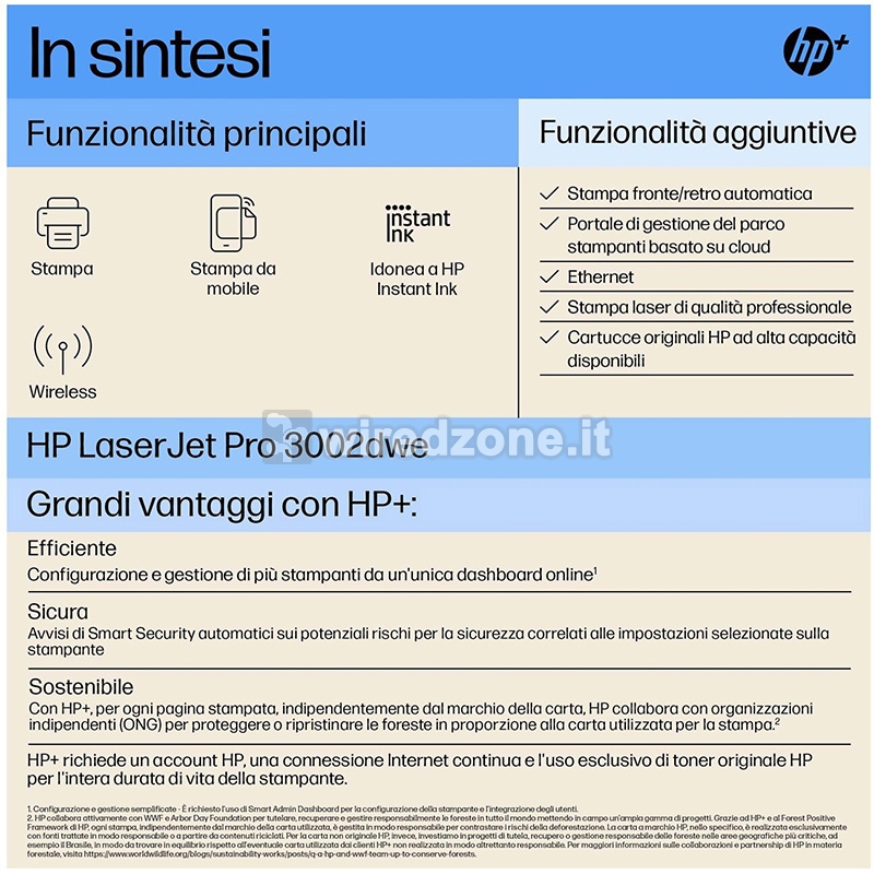 HP LaserJet Pro Stampante 4002dn, Stampa, Stampa fronte/retro