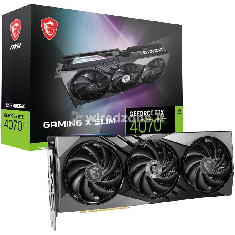 MSI GeForce RTX 4070 Ti Gaming X Slim 12GB GDDR6X