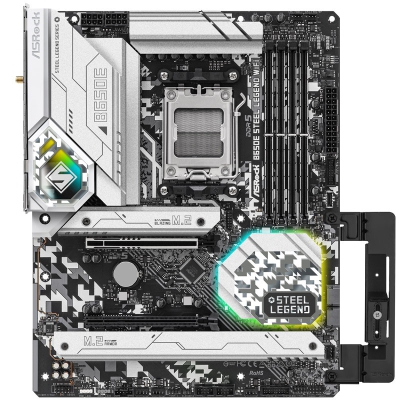 ASRock B650E Steel Legend WiFi DDR5, AMD B650 Mainboard Socket AM5