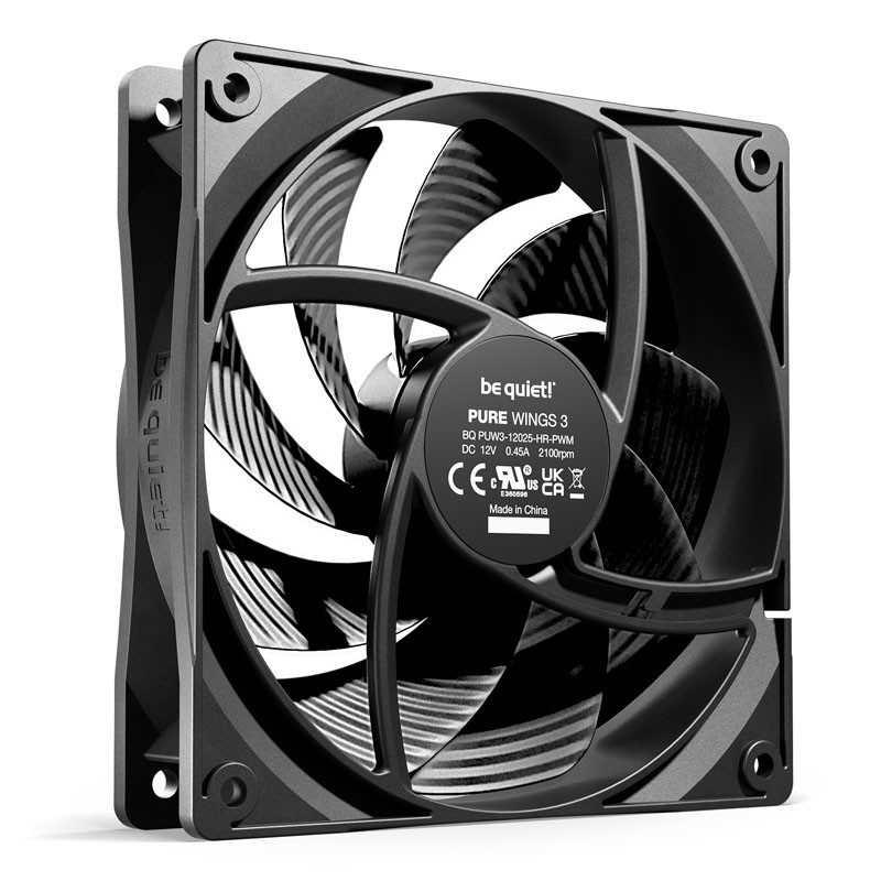 be quiet! Pure Wings 3 PWM Fan, High Speed - 120mm