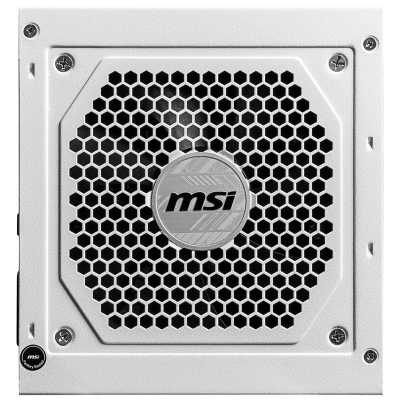 MSI MAG A850GL PCIe5 White, 80 PLUS Gold, Full-Modular - 850 Watt