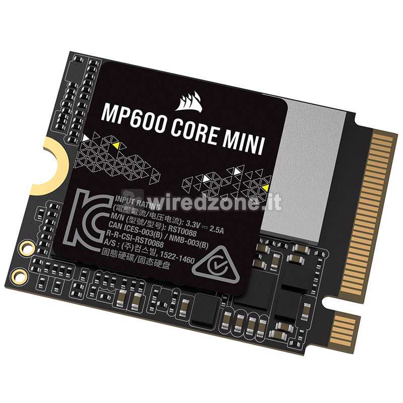 Corsair MP600 Core Mini SSD, PCIe Gen4x4, NVMe, M.2 2230 - 1 TB