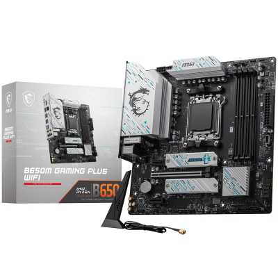 MSI B650M Gaming Plus WiFi, AMD B650 Mainboard AM5