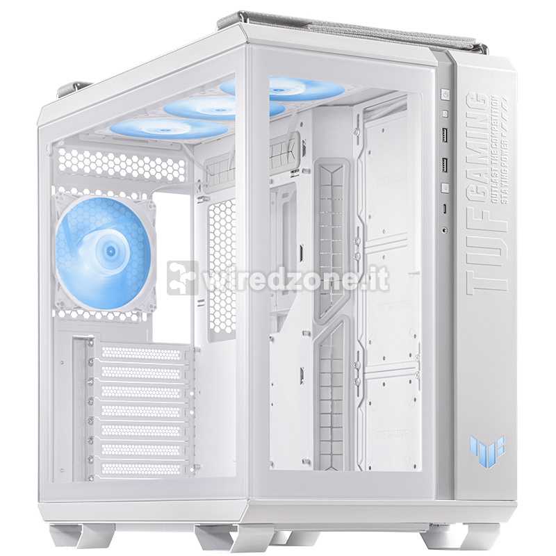 ASUS TUF Gaming GT502 PLUS Midi Tower Bianco