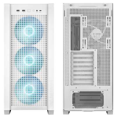 ASUS TUF Gaming GT302 ARGB, Mid-Tower, Side-Glass - White