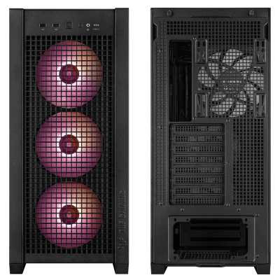 ASUS TUF Gaming GT302 ARGB, Mid-Tower, Side-Glass - Black