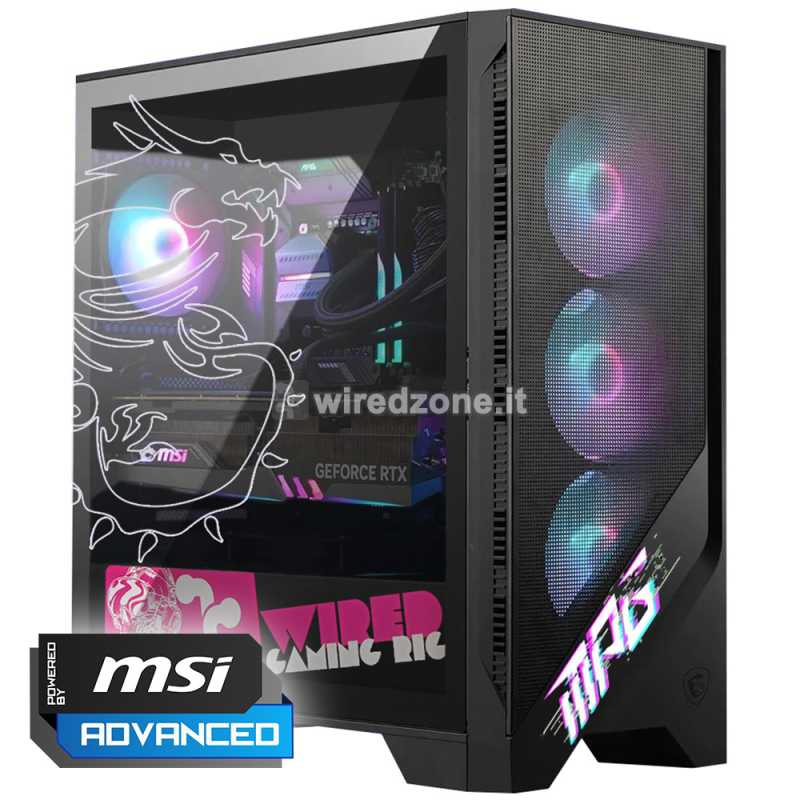 ForgeMSI Gaming PC, i7-12700KF, RTX 4060 OC, 16GB DDR4, 1TB, W11 Pro