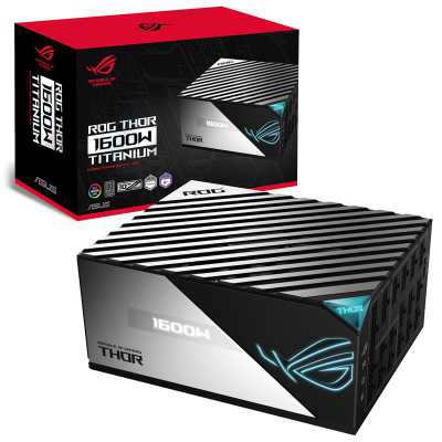 ASUS ROG Thor 1600T Gaming, 80 PLUS Titanium, Full-Modular - 1600 Watt