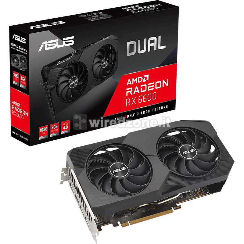 ASUS Radeon RX 6600 DUAL V2 8G GDDR6