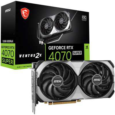 MSI GeForce RTX 4070 Super Ventus 2X O12G GDDR6X