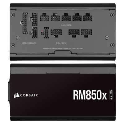 Corsair RM850x Shift, Black, 80 PLUS Gold, Full-Modular - 850 Watt