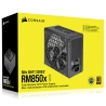 Corsair RM850x Shift, Black, 80 PLUS Gold, Full-Modular - 850 Watt