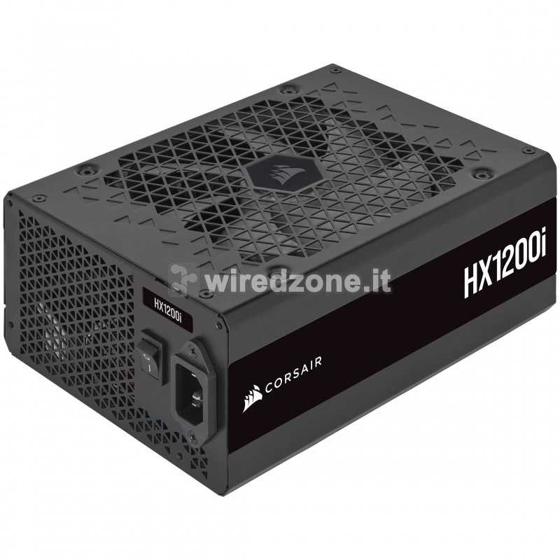 Corsair HX1200i Black, 80 PLUS Platinum, Full-Modular - 1200 Watt