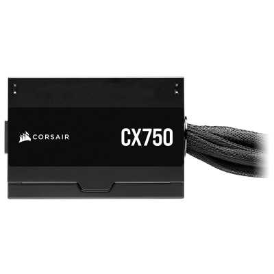 Corsair CX750 Black, 80 PLUS Bronze, Non-Modular - 750 Watt