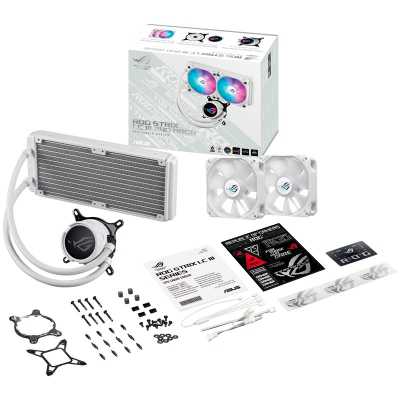 ASUS ROG Strix LC III 240 ARGB CPU-Cooler AIO - White