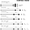 Noua Vortex 750W, 80 Plus Bronze, Non-Modular - 750 Watt