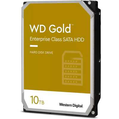 Western Digital WD Gold HDD, SATA 6G, 7200 RPM, 3.5-inch - 10 TB