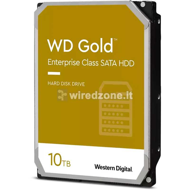 Western Digital WD Gold HDD, SATA 6G, 7200 RPM, 3.5-inch - 10 TB