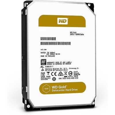 Western Digital WD Gold HDD, SATA 6G, 7200 RPM, 3.5-inch - 12 TB