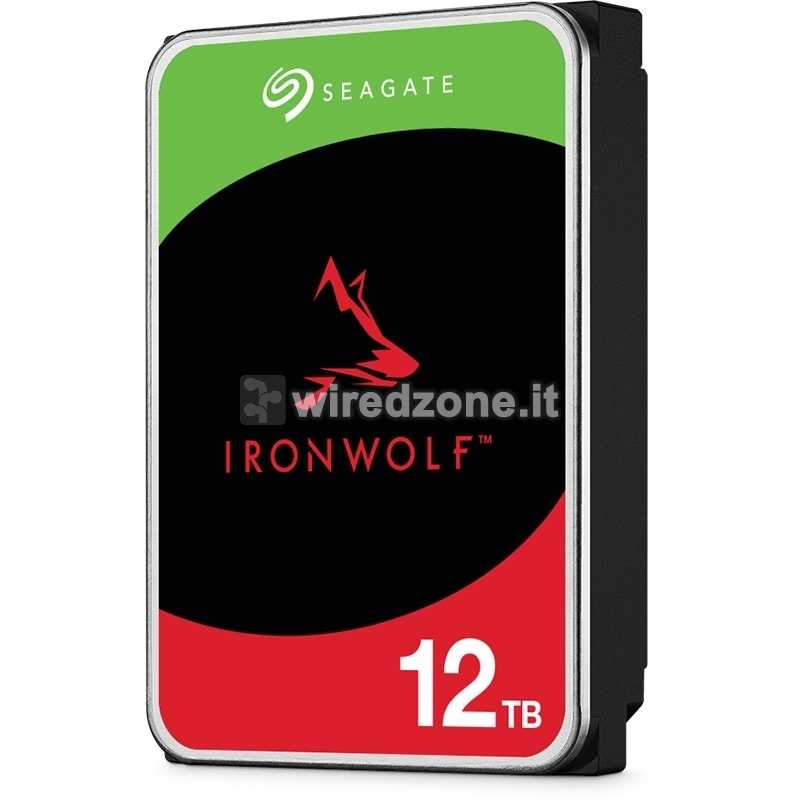 Seagate IronWolf NAS HDD, SATA 6G, 7200 RPM, 3.5-inch - 12 TB