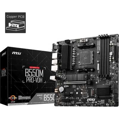 MSI B550M PRO-VDH, AMD B550 Mainboard AM4