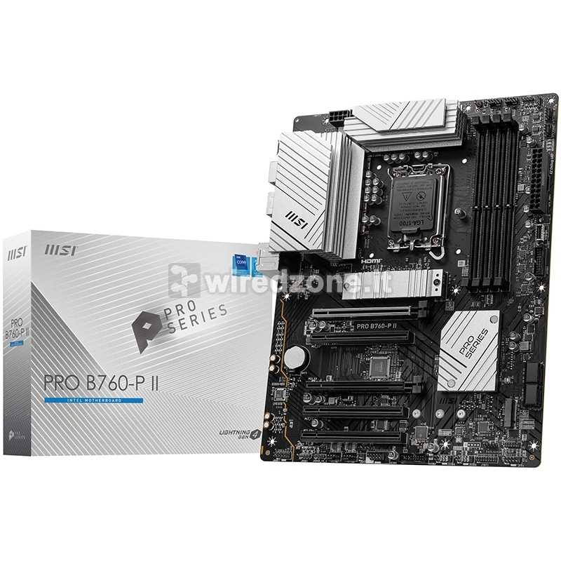 MSI Pro B760-P II DDR5, Intel B760 Mainboard LGA1700