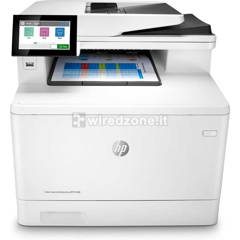 HP Color LaserJet Enterprise M480f Multifunction Printer