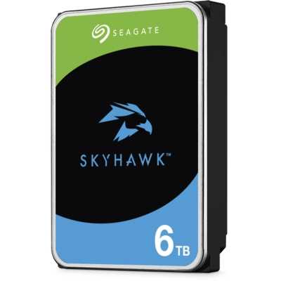 Seagate SkyHawk HDD, SATA 6G, 7200 RPM, 3.5-inch - 6 TB