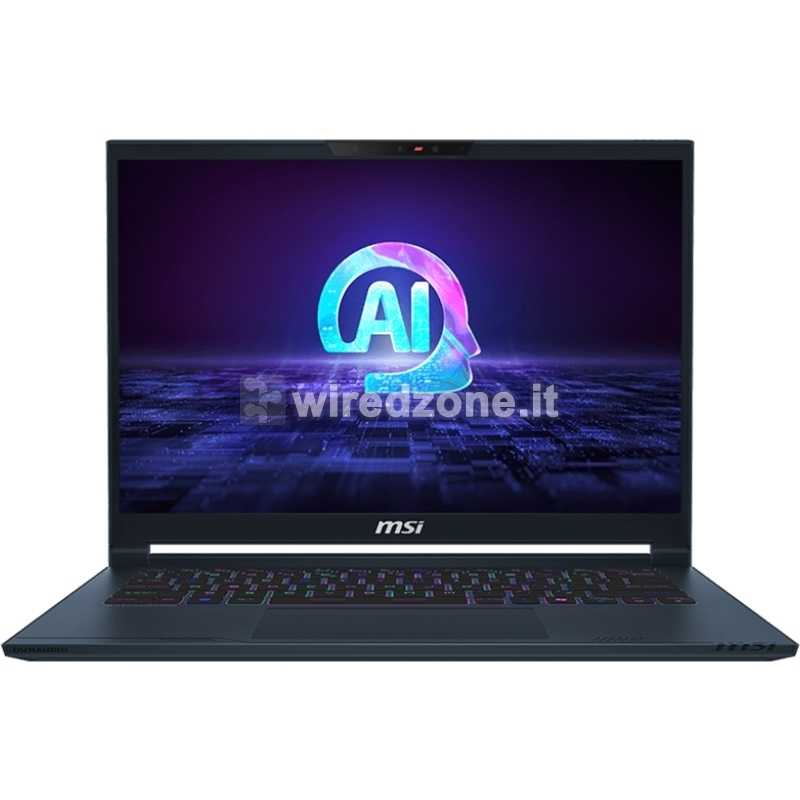 MSI Stealth 14 AI Studio A1VFG-071IT, U7-155H, 35,6 cm (14"), 2.8K, RTX 4060 8GB, 32GB DDR5, 1TB SSD, W11 Home Adv