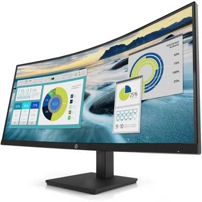 HP P34hc G4 Curved, 86,4 cm (34"), 100Hz, Ultra Wide QHD, VA - USB-C, DP, HDMI