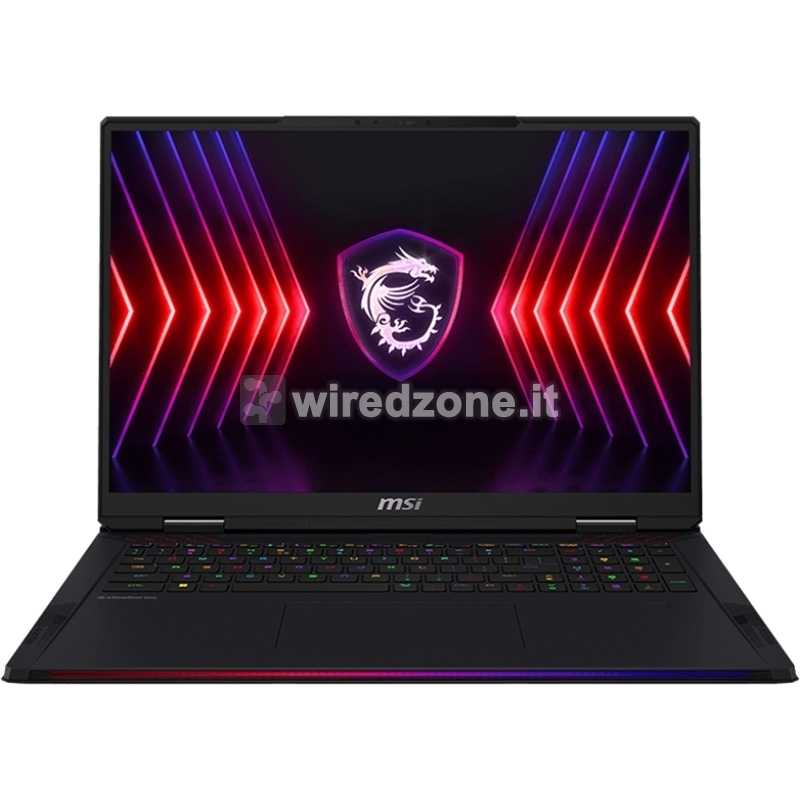 MSI Raider 18 HX A14VGG-010IT, i9-14900HX, 45,7 cm (18"), WQUXGA, RTX 4070 8GB, 32GB DDR5, 1TB SSD, W11 Home Adv