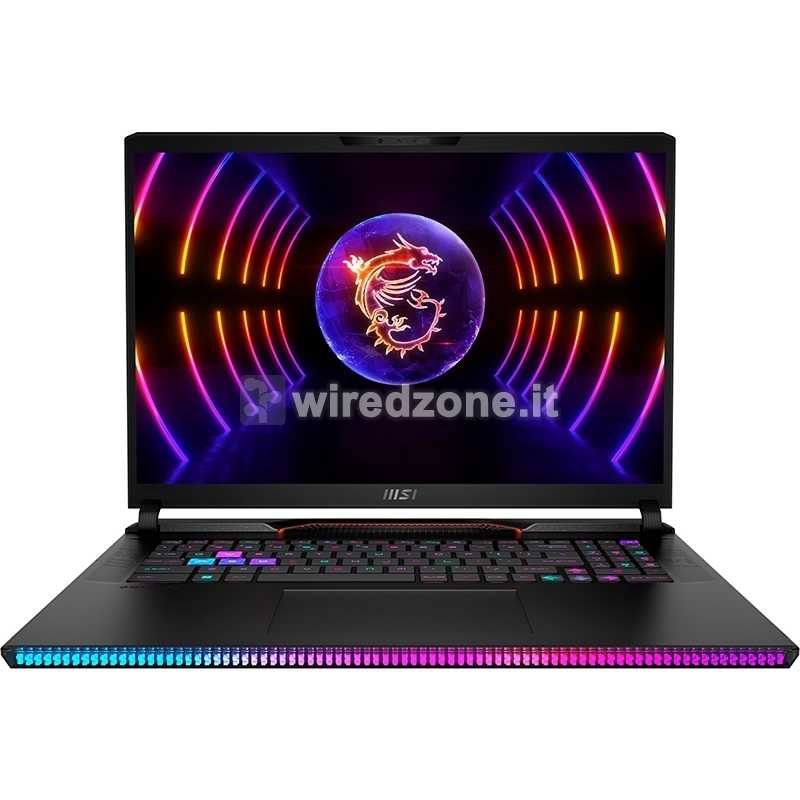 MSI Raider GE78 HX 14VIG-841IT, i9-14900HX, 43,2 cm (17"), WQXGA, RTX 4090 16GB, 32GB DDR5, 2TB SSD, W11 Home Adv